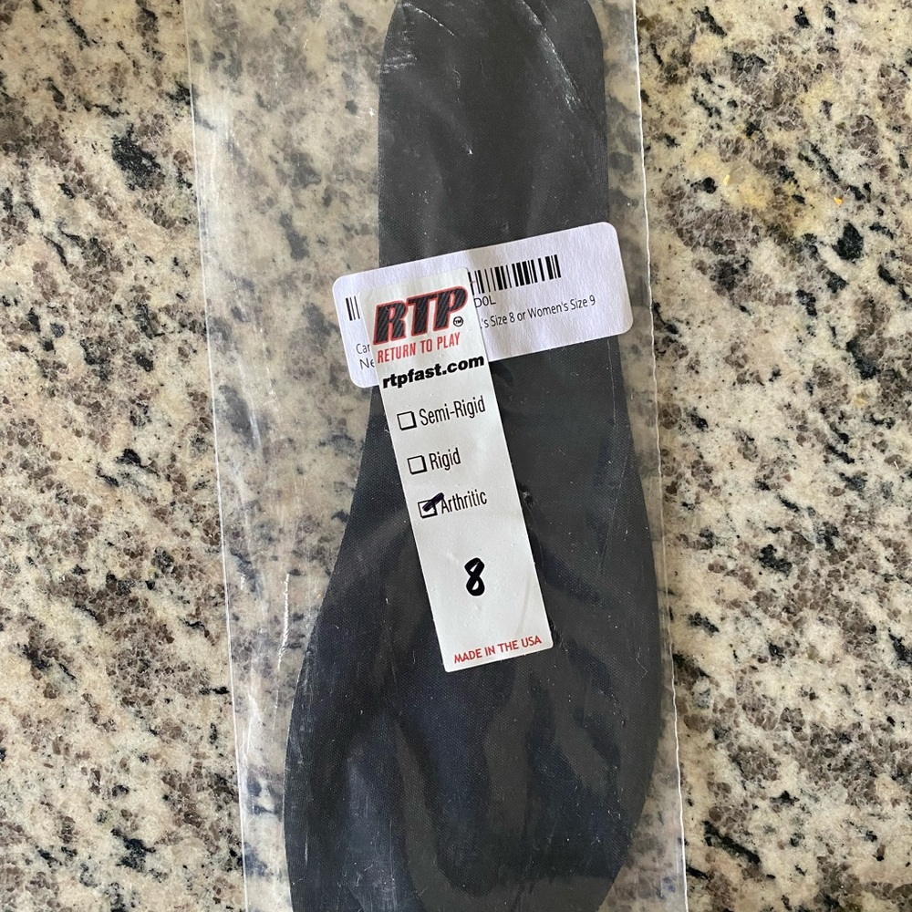 RTP NEW Carbon fiber full shoe arthritic insert